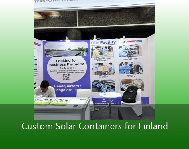 Custom Solar Containers for Finland